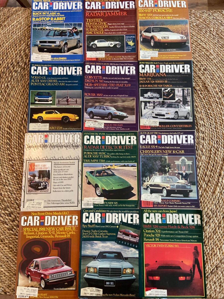 1980 Car and Driver Magazines | eBay 1980 Car and Driver Magazines | eBay