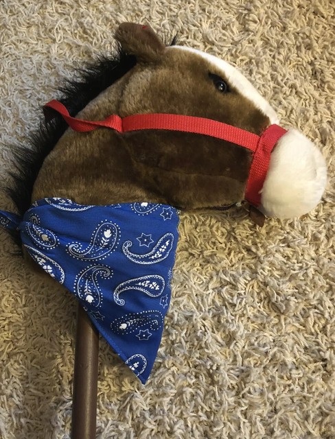 stick horse that makes noise