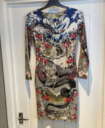 Dragon Girl Dead Lovers Dress - Bodycon, Long Sleeve - SZ10 - Picture 1 of 4