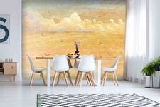 Carta da parati 3D disegnata a mano spiaggia B6102 murale rimovibile autoadesiva Amy