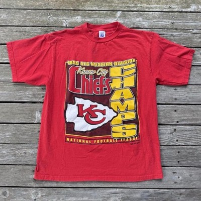 VTG 1995 Kansas City Chiefs AFC West Division Champions Shirt NFL Men s Large