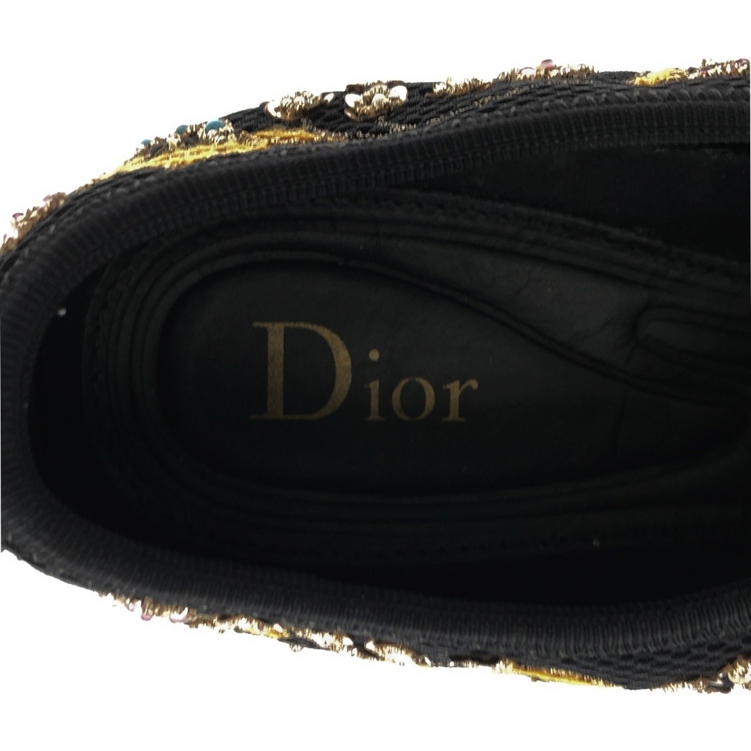 Christian Dior FUSION FLOUR Sequin Jacquard Sneakers Black 36 Used MESC-0 thumbnail 5