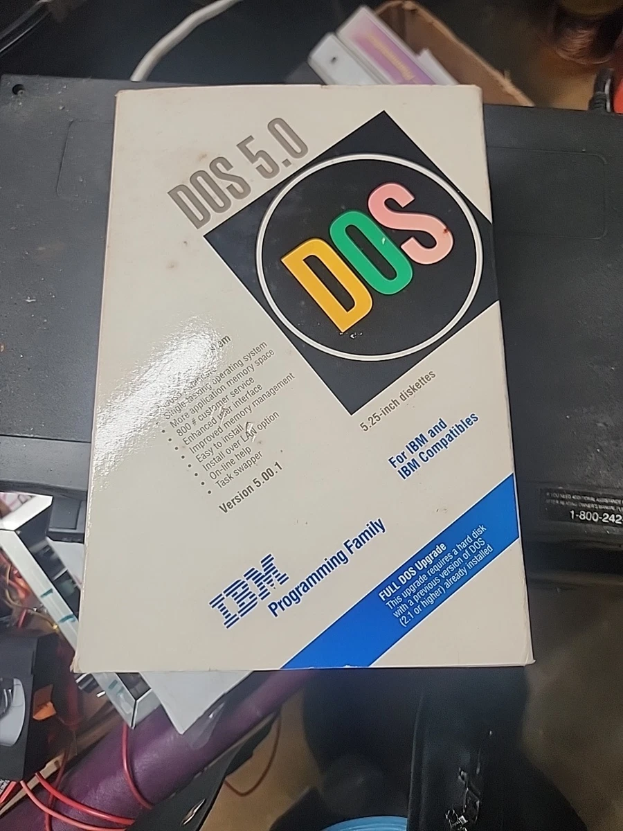 IBM Computer Software Microsoft DOS for sale | eBay