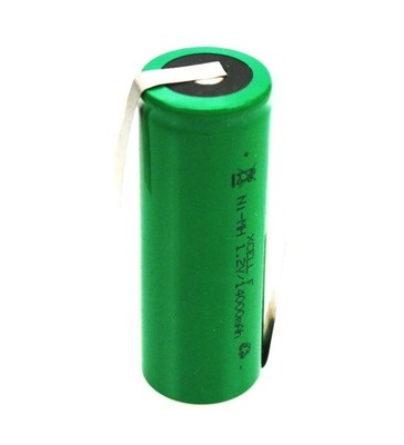 XCell Akku  F Zelle (3/2 D) Flattop Ni-MH 1,2V 14000 mAh mit Lötfahne Z