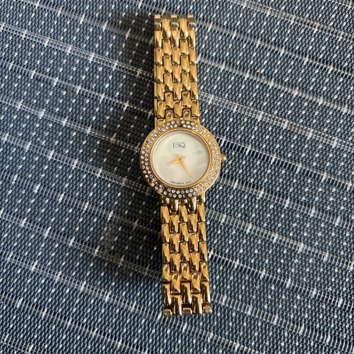 ESQ Movado ladies watch, gold tone, Swiss made, EUC ESQ by Movado Men main image 4