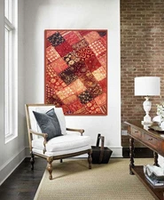 Living Room/Bedroom Cotton Handmade Throw Tapestry Patchwork Decor Wall Hanging