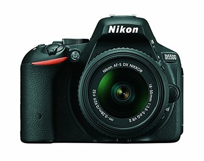 Nikon D5500 DX-format Digital SLR w/ 18-55mm VR II Kit (Black
