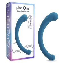 plusOne Dual Vibrating Arc Rechargeable and Waterproof Vibrator