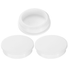 3Pcs Silicone Hole Plug Round Rubber Stoppers for 48mm/1.89" Hole White 