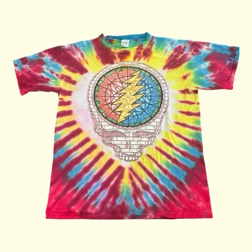 Grateful Dead Summer Concert Tour Tie Dye T-Shi 1990s vintage concert t-shirt, vintage, size XL, single stitch, B+ condition