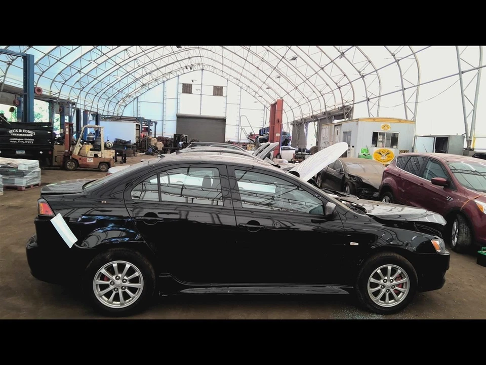 Driver Left Side View Mirror Black With Heated Fits 08-14 LANCER 6603316 - Image 2 of 4