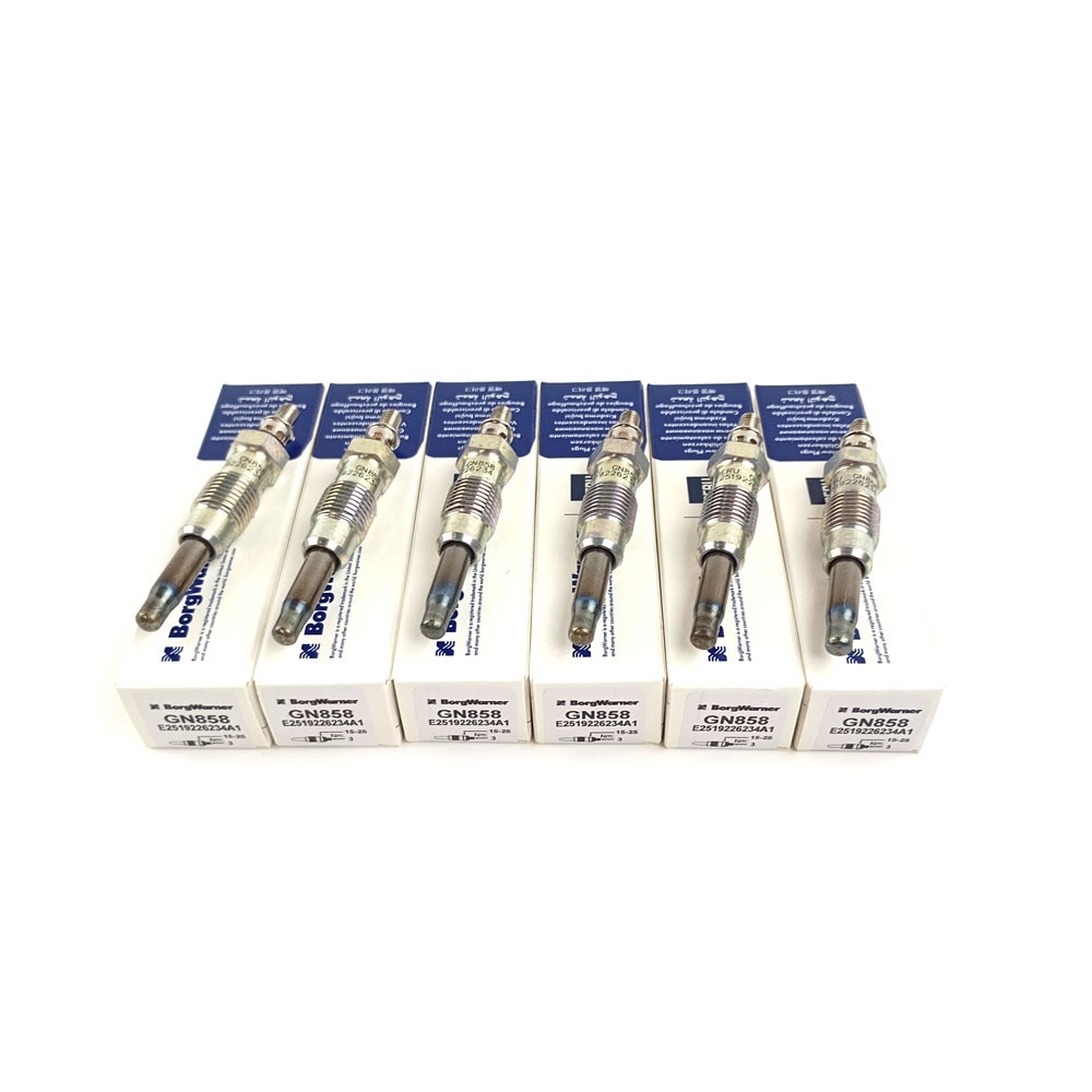 6X Beru Glow Plug GN858 For Mercedes W201 190D W124 MB100 Sprinter W460 W463
