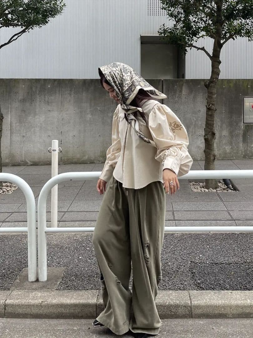 Ameri SULFUR DYEING WIDE SWEAT PANTS - image 3