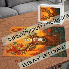 500 piece jigsaw puzzle Autumn Deer Nature woodland