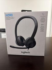 Logitech H390 Black Over-the-Ear Headset Brand New Sealed In box