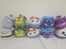 Lot Of 10 Blox Fruits 4" Plushes Dragon Fruit, Gas Fruit, Yeti, Etc... NO CODES