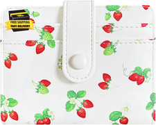 Cute Fruit Prints Small Wallet for Women Girls                
