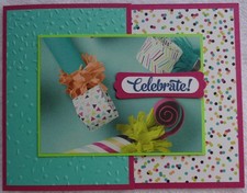 Stampin Up Card Kit CELEBRATE Picture Perfect Party Birthday Promotion Blower