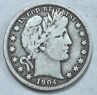 1904 Barber Half Dollar