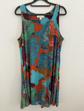 Nine West Floral Shift Dress Large