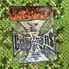 American Biker Jesse James Die Cut Stickers West Coast Choppers Motorcycle USA