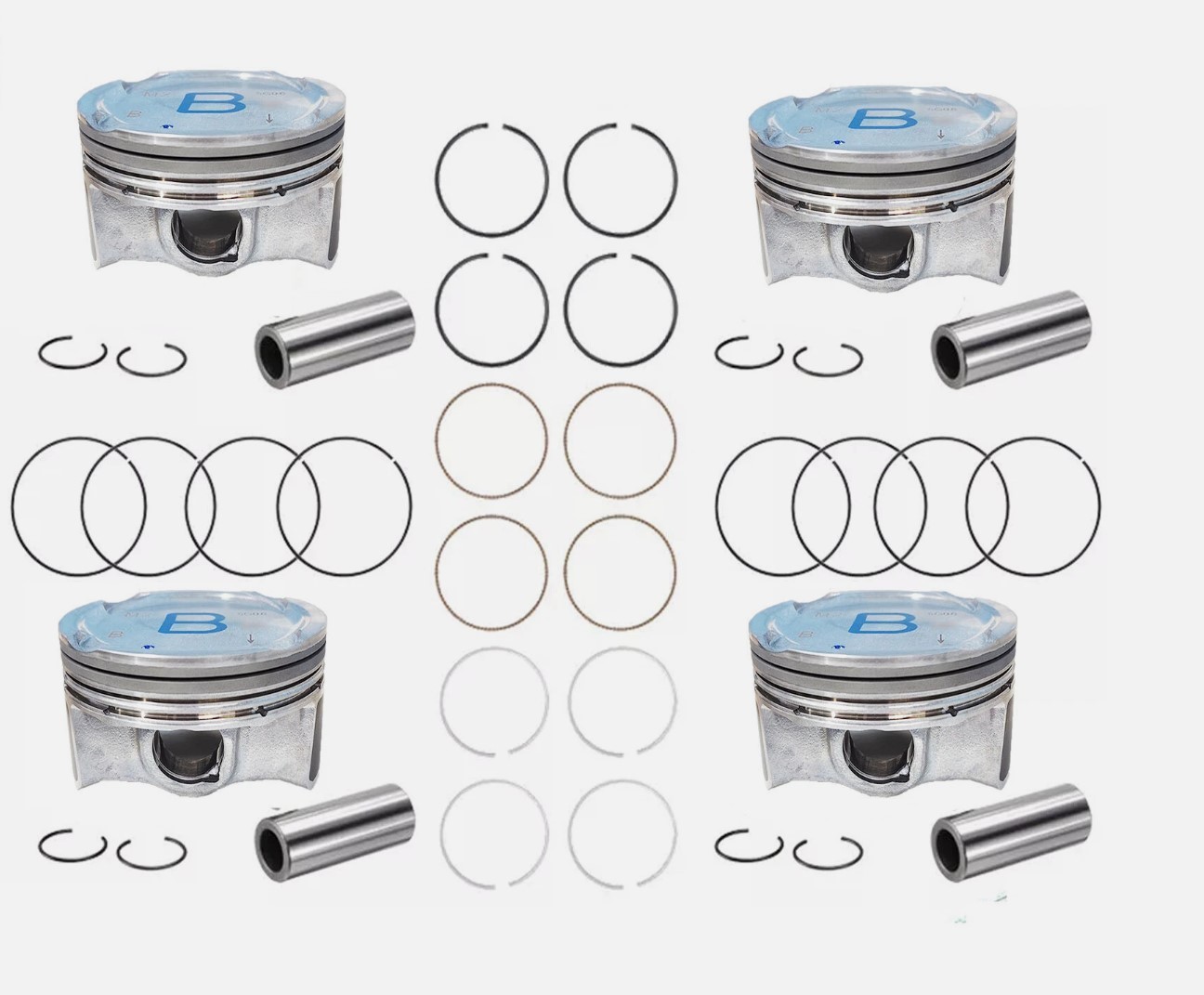 Engine Piston Ring Kit Hyundai Elantra Tucson Kia Soul 1.8/2.0L +0.50mm Oversize