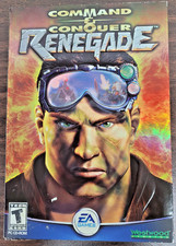 Command & Conquer Renegade PC CD-ROM 2002 Big Box Westwood EA Games 2 Discs
