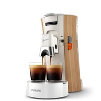 Philips Senseo Select, Kaffeepadmaschine, Crema Plus, Weiß (CSA240/05)