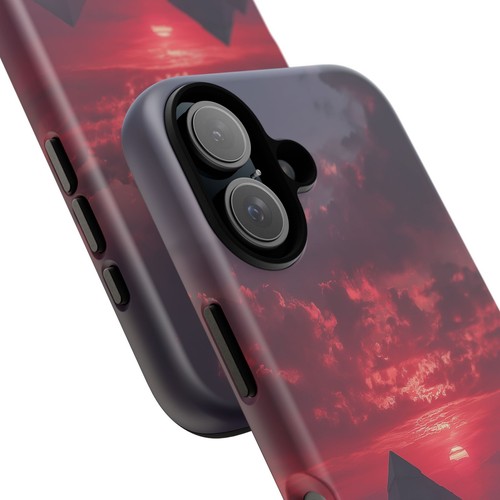 Egypt Pyramids Blood Red Sky Phone Case for iPhone, Samsung Galaxy, Pixel - 第 27/239 張圖片