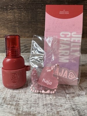 Kaja Jelly Charm Lip + Blush Glazed Keychain Stain 02 Squeeze Guava | MSRP = $25