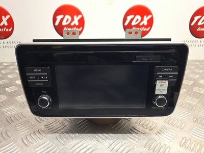 NISSAN LEAF MK2 2018-2024 SAT NAV MEDIA CAMERA HEAD UNIT + SD CARD 25915-5SJ1A
