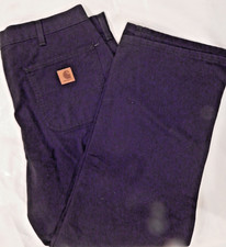 Carhartt B11 BLK Carpenter Work Pants Black Duck Canvas Jeans Utility 38 X 32
