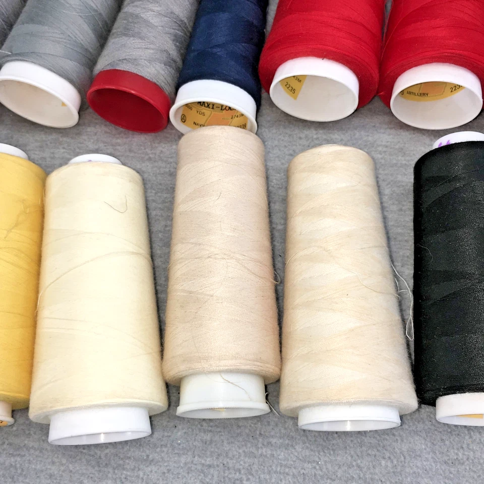 MAXI-LOCK Embroidery Thread 100% Polyester 3000 Yards Mixed Lot of 35 - Image 3 of 4
