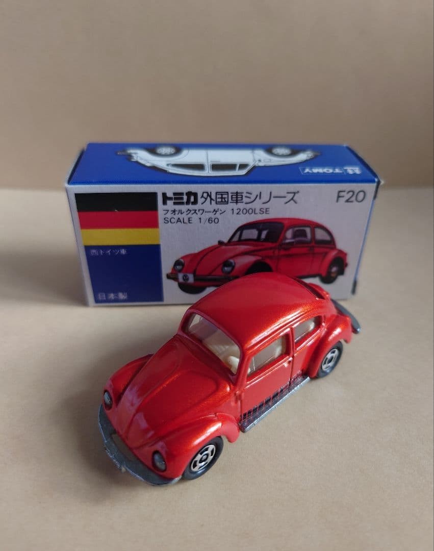 Tomica F20, Volkswagen Beetle 1200LSE - Free Price Guide & Review