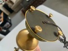 SUPERB RARE ANTIQUE 24" ELECTRIC TABLE LAMP Green Marble & Brass EXCELLENT — photo 10