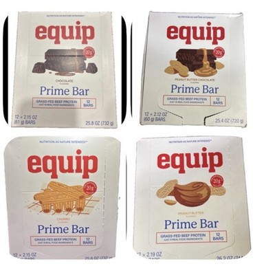 Equip Prime Protein Bars Chocolate, Churro Chocolate, Peanut Butter / Chocolate