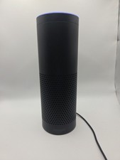 Amazon SK705DI Echo Black Tower 1st Generation Alexa Smart Assistant Speaker