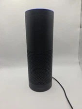 Amazon SK705DI Echo Black Tower 1st Generation Alexa Smart Assistant Speaker