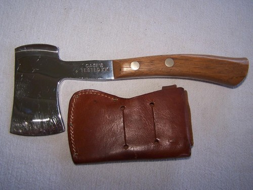 Case XX Wood Handle Hatchet With Leather Sheath!!!