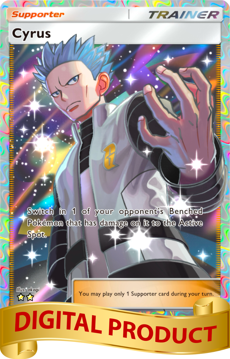 Pokemon Pocket TCG Card Game 2 Star Full Art Cyrus Space-Time