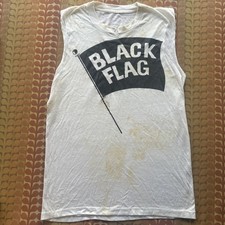 BLACK FLAG 80s LA Punk Hardcore ~Vintage Early 1980s T-Shirt thin distressed