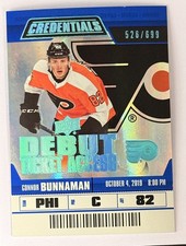 2019-20 Upper Deck Credentials #116 Connor Bunnaman #/699