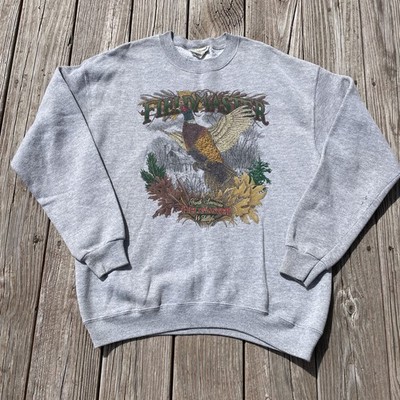 VTG Fieldmaster Pheasant Hunting Sweatshirt Crewneck Size L Colorful