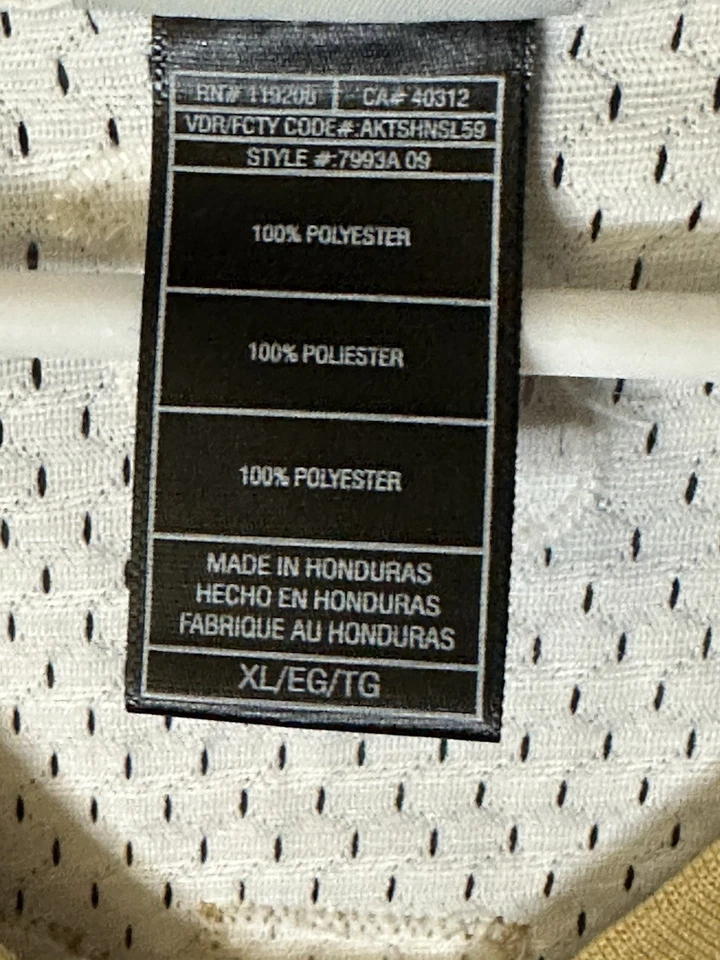 Adidas Zydrunas Ilgauskas #11 Cleveland Cavaliers NBA Size XL White Jersey - Image 4 of 4