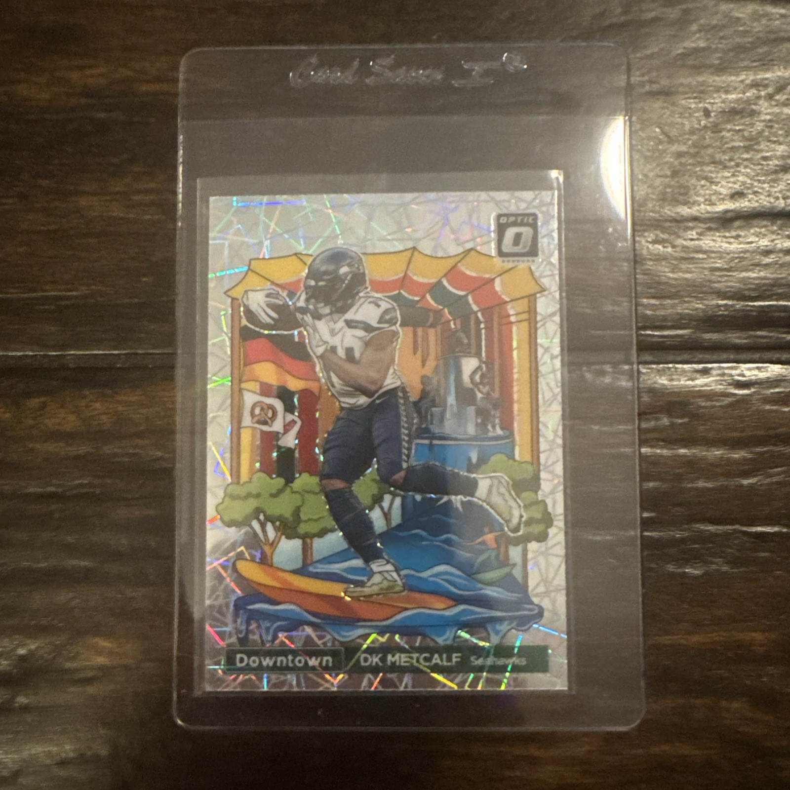2023 Panini Donruss Optic Downtown DK Metcalf International Insert #5 Seahawks