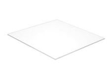 Falken Design Opaque Acrylic Sheet 12" x 12" x 1/2" Thick Large White