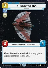 1X-T-6 Shuttle 1974 - Stay Close - Hyperspace - Foil-SWU05-Legends of the Force-
