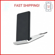 Wireless Charging Pad Stand 10W, Qi-Certified - Adjustable, Black