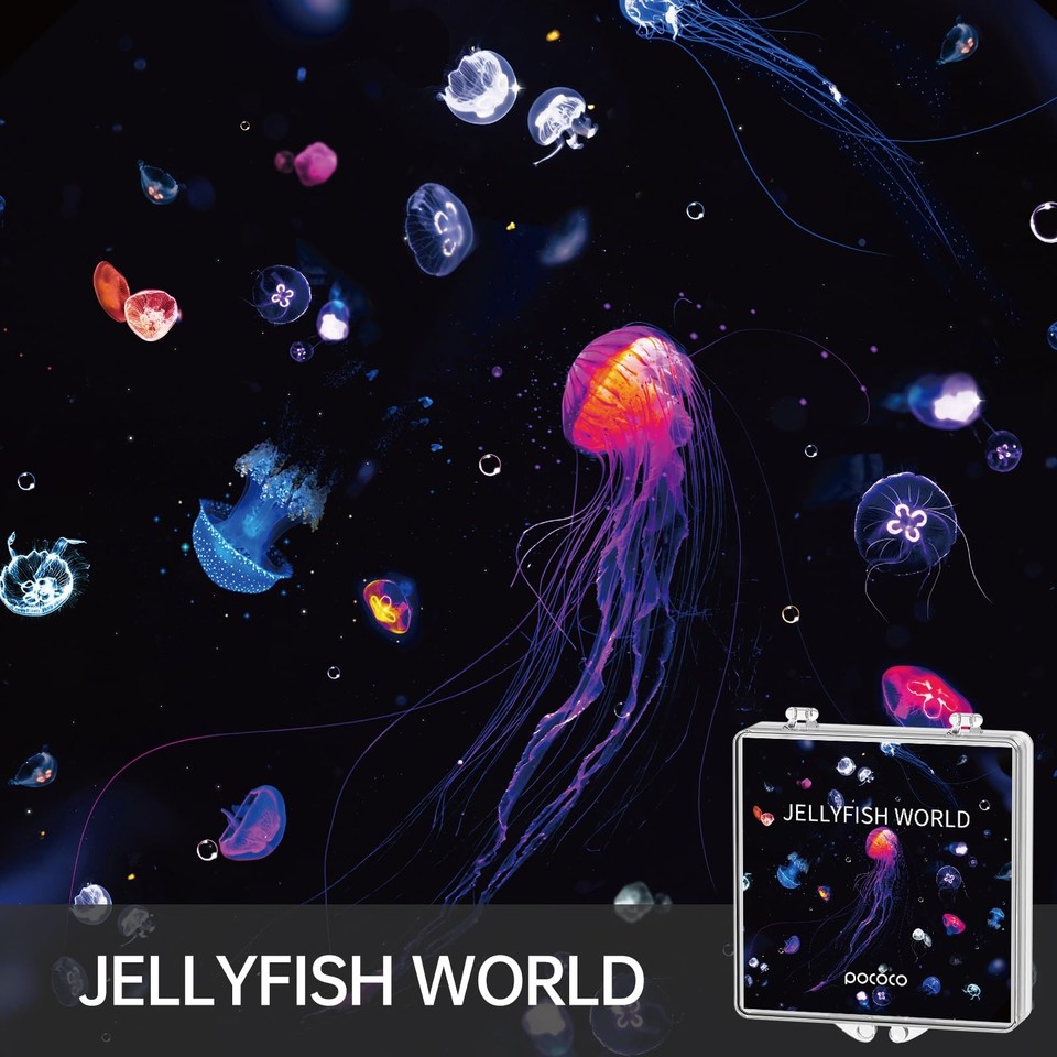 Realistic Discs Aurora & Deep Sea – 6 Stuks 5K Ultra HD Discs Voor POCOCO Galaxy Lite Sterrenprojector, Zonder Projector