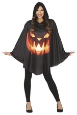 Pumpkin Poncho, Adult, L Size NEW
